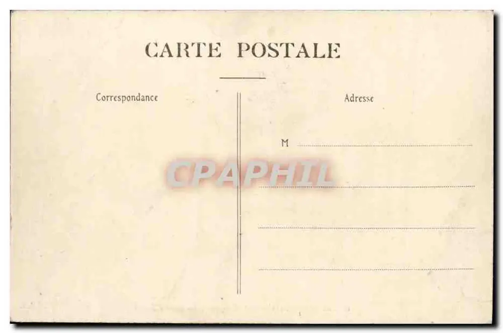 As COTES da MANCHE — Coup de Vent d'Ouest — Coll. A.P. - Verso