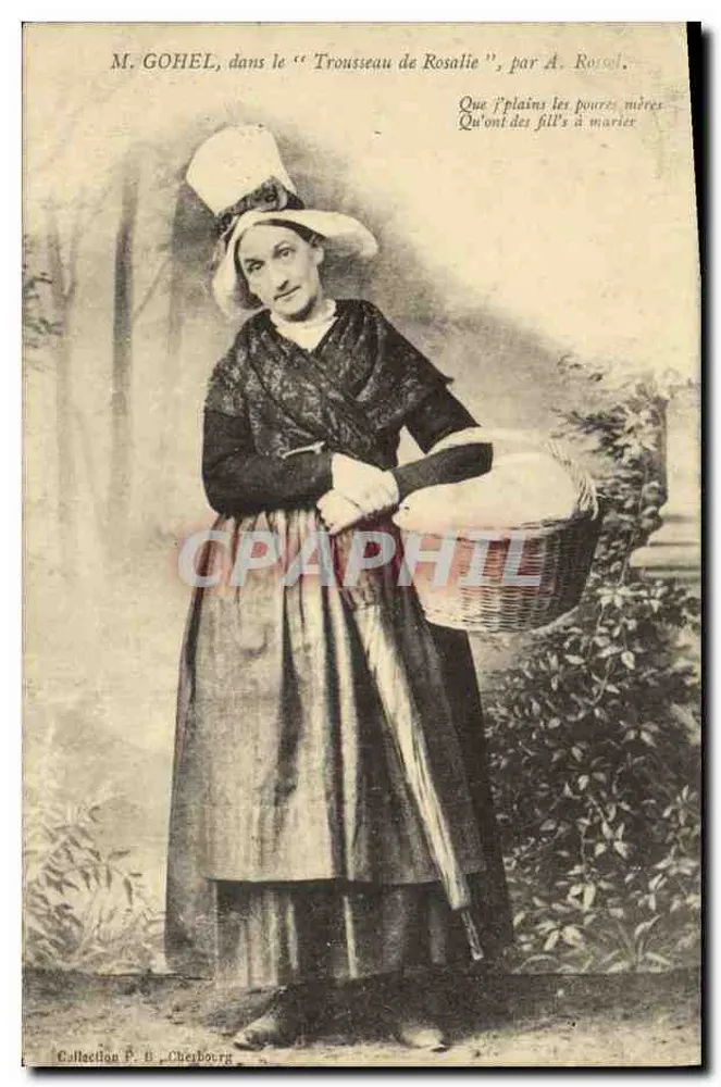 M. GOHEL "Trousseau de Rosalie"에서, A. Rossol — P. Cherbourg 수집 - 앞면