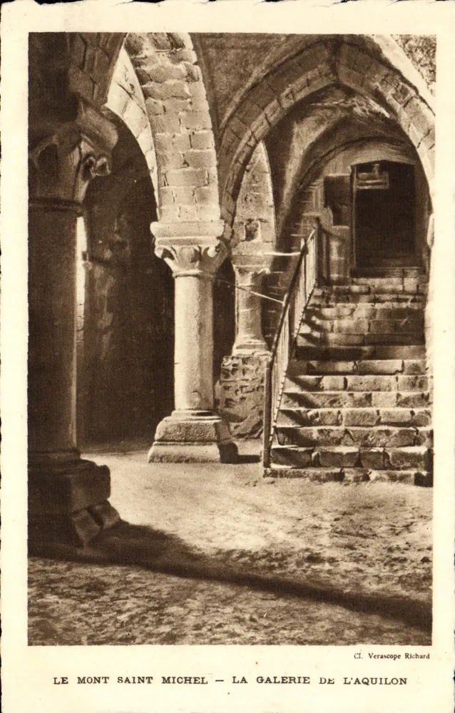 Mont Saint-Michel — Galerie de l'Aquilon — C.I. Verascope Richard - Vorderseite