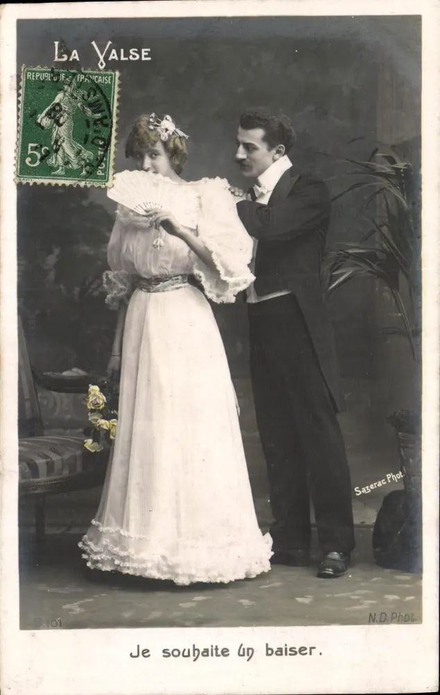 Der Walzer — Ich wünsche einen Kuss — Sagerac Fotografie N.D. Fotografie S-101 - Vorderseite