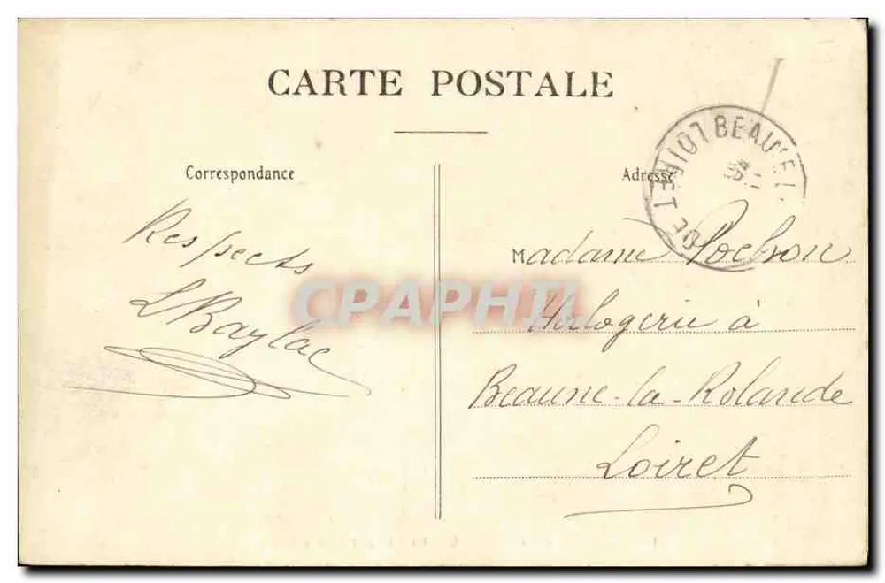 As COTES da MANCHE — A Mar com Vento do Oeste — Bilhete postal moderno n°11 - Verso