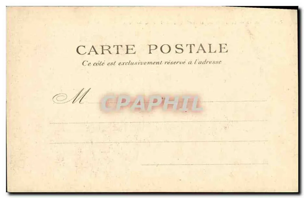 Paris — O Museu do Luxembourg — P.P.C. Paris - Verso