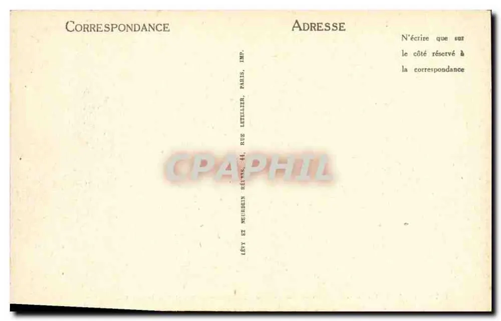 Paris (18.) — Panorama von Montmartre und dem Sacré-Cœur — LL - Rückseite