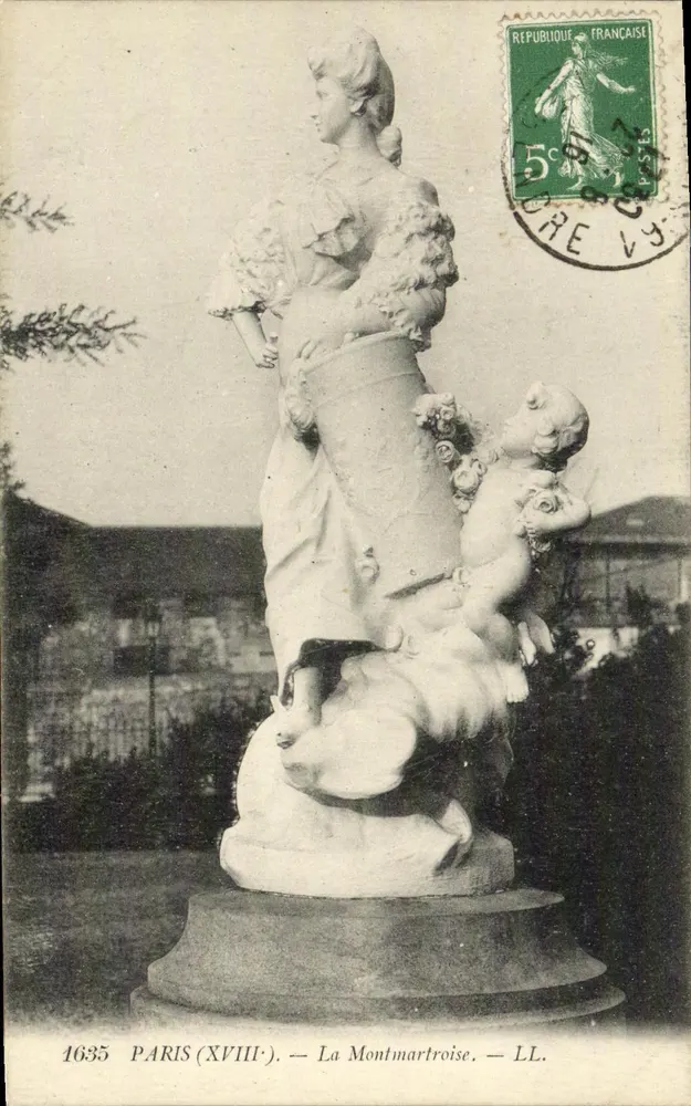 A Montmartroise — Paris (XVIIIe) — LL. — Lévy Fils & Cie, Paris - Frente