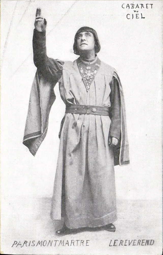 Der Reverend — Cabaret des Himmels — Paris Montmartre - Vorderseite