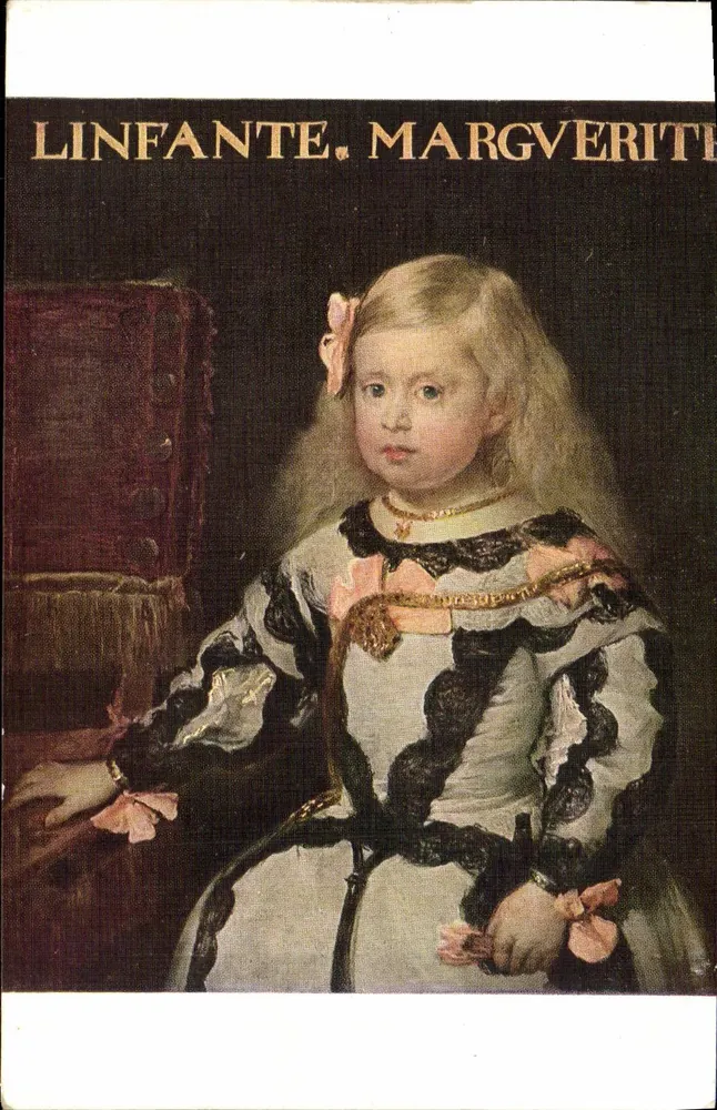 Retrato da Infante Marie-Marguerite — Velázquez — n°5871 — Musée du Louvre - Frente