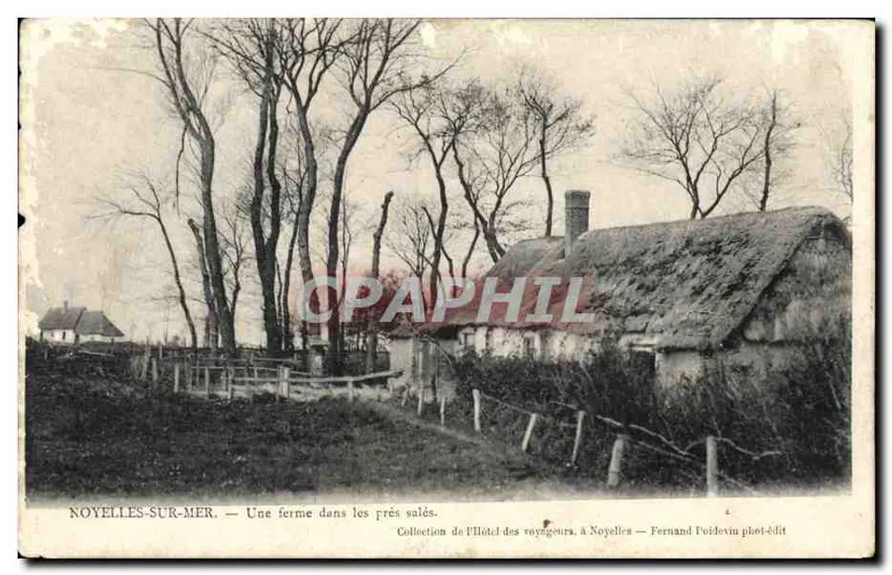 Noyelles-sur-Mer — Eine Farm in den Salzweiden — Fernand Puidevin phot-édit - Vorderseite