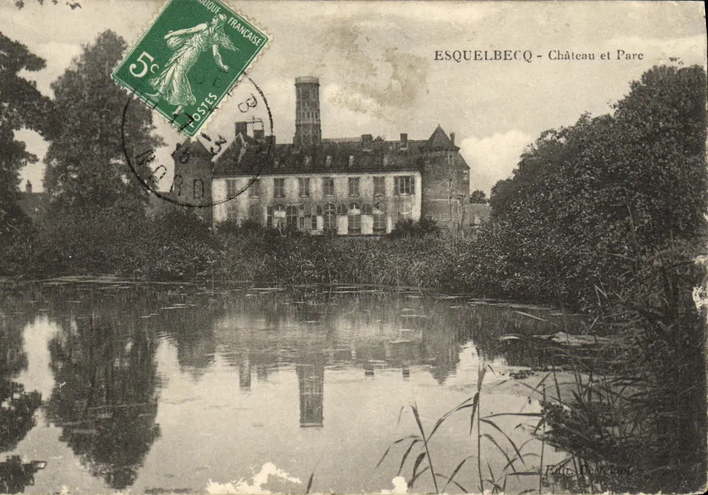 Esquelbecq — Château et Parc — Éditeur Boulcnot - Frente