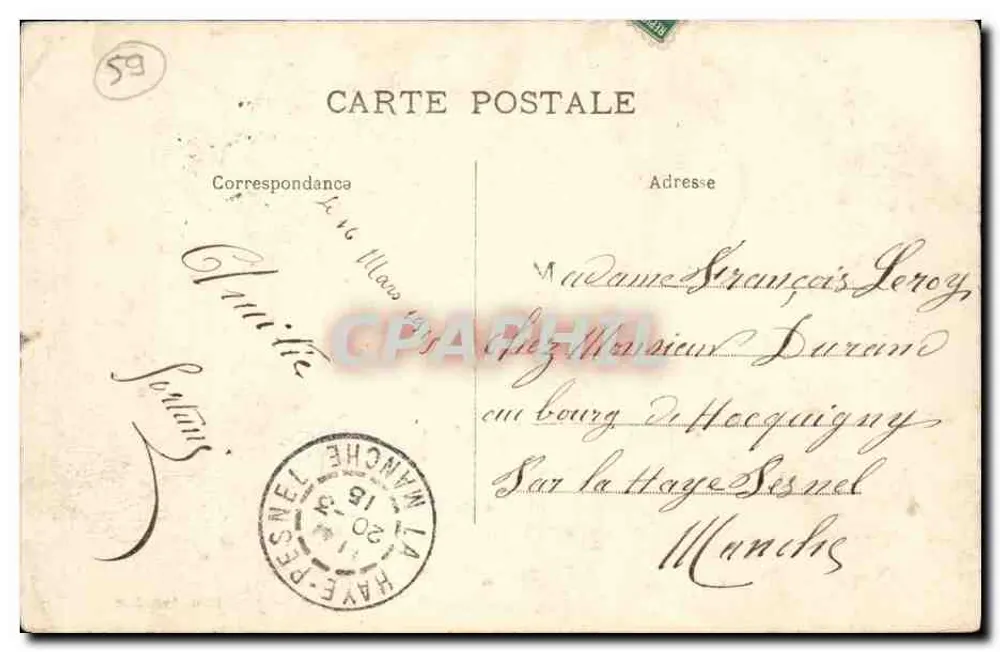 Esquelbecq — Château et Parc — Éditeur Boulcnot - Verso