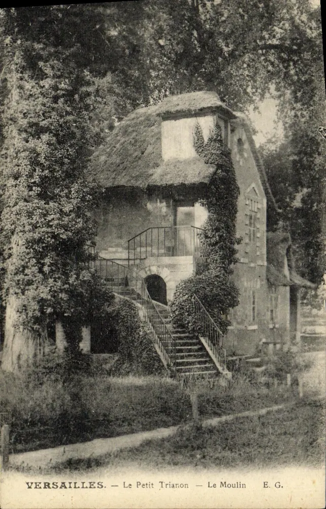 Versailles — O Petit Trianon — O Moulin — E. G. - Frente