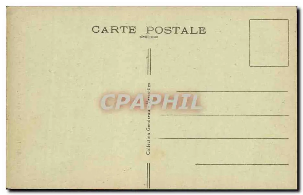 Versailles — O Petit Trianon — O Moulin — E. G. - Verso