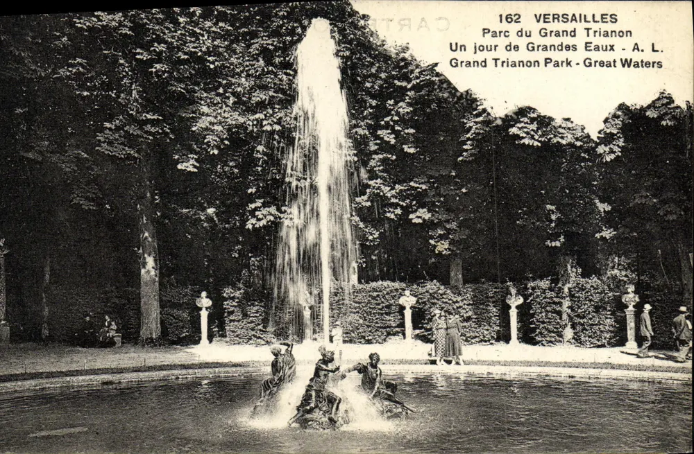 Versailles — Park des Grand Trianon — Cascade des Grandes Eaux — A. L. — n° 162 - Vorderseite
