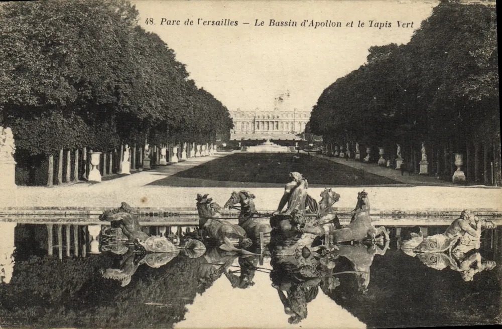 Parc de Versailles — Le Bassin d'Apollon und le Tapis Vert — Nr. 48 - Vorderseite