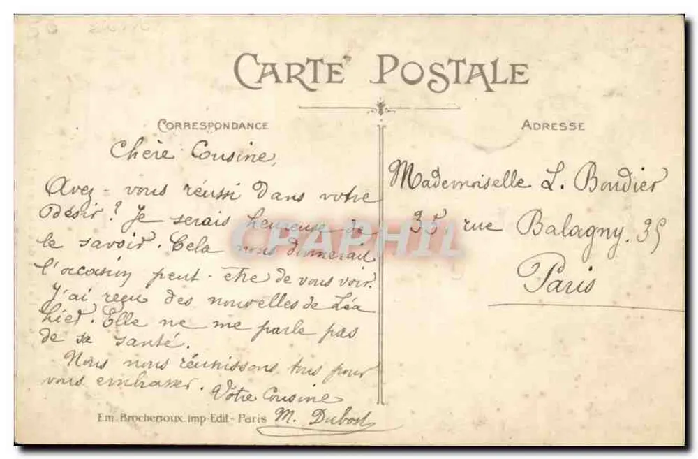 Ein Typ aus der Gegend! — Normandie — Verlag Linde, n° 626 - Rückseite