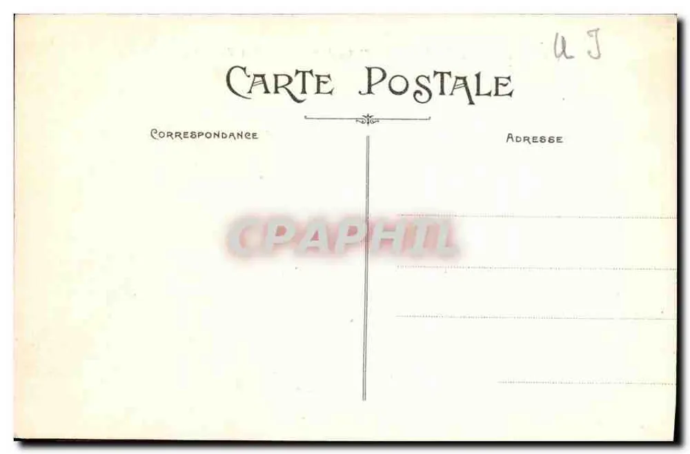 Am Rand des Ozeans — Der aufsteigende Flut — Sturmzeit — Sammlung F. Chapeau, Nantes — 2. Serie - Rückseite