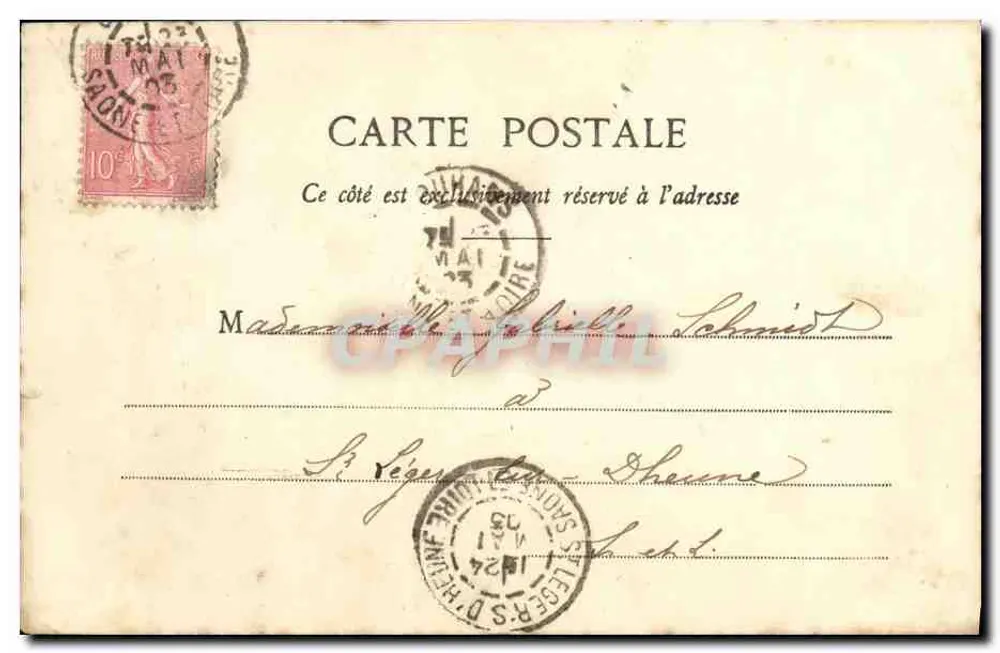 Bretonische Idylle — Au Bourg-de-Baïf — Verlag C. Nardy, n°3 - Rückseite