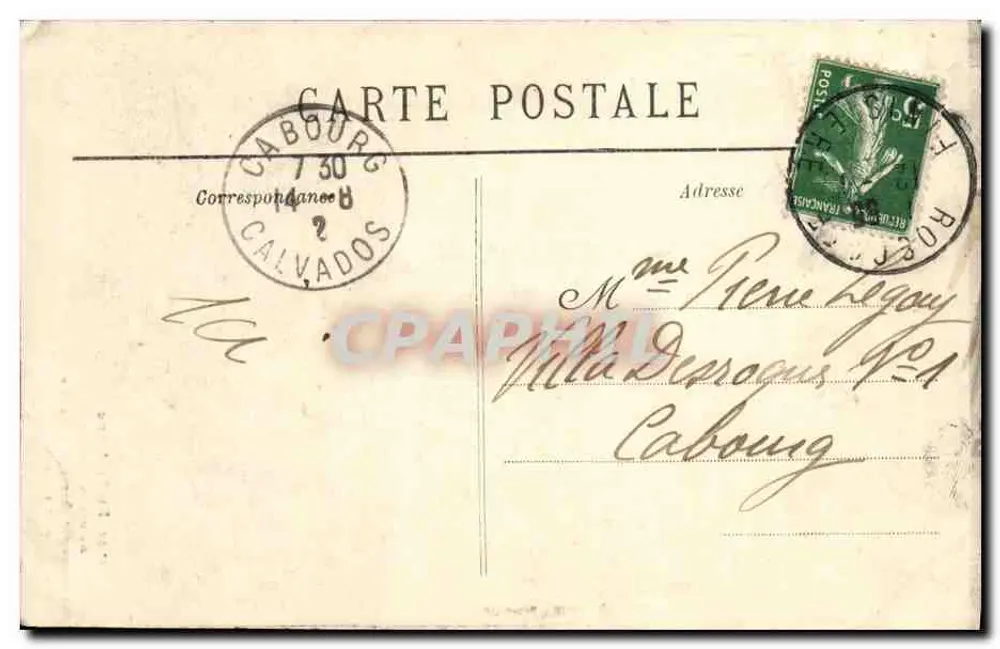 In der Bretagne — Um das Hochbett — Sammlung Villard, Quimper - Rückseite