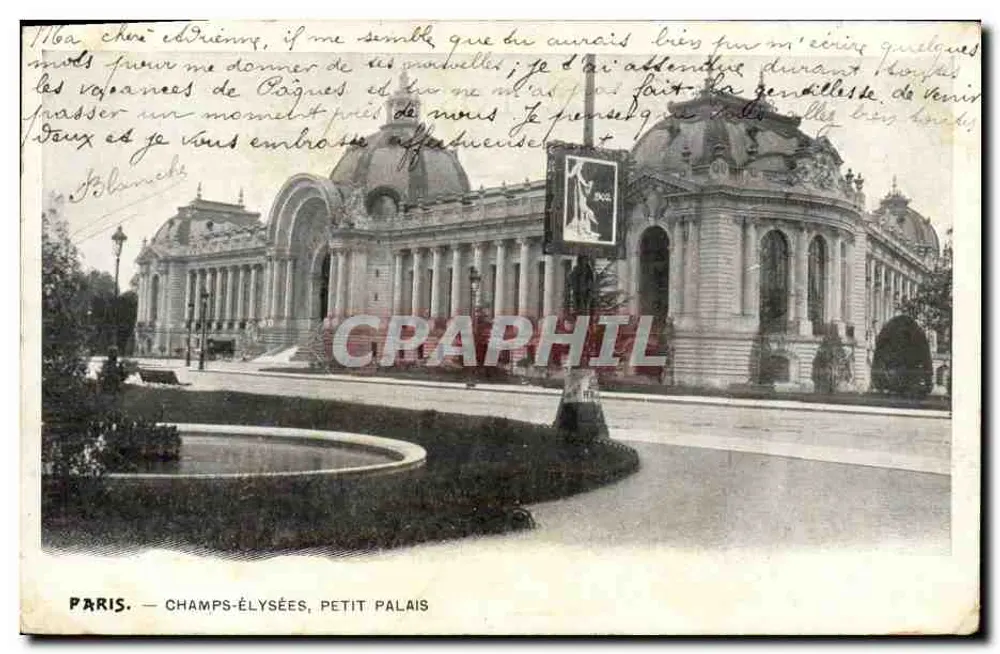 Paris — Champs-Élysées, Petit Palais - Frente