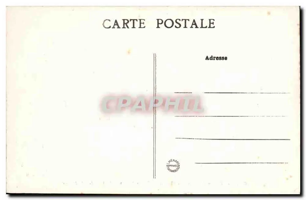 Wald von Fontainebleau — Tafel des Großmeisters (Runde Route) — Künstlerische Sammlung L. M. - Rückseite