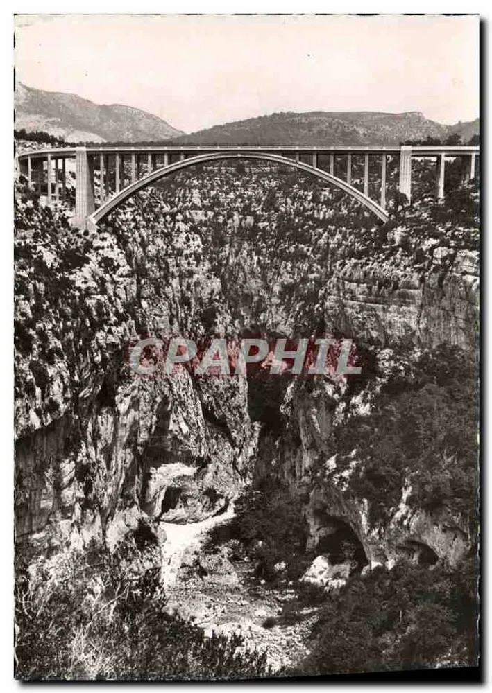 Brücke über die Artuby — pittoreske Schluchten des Verdon — A. TARDY, Marseille - Vorderseite
