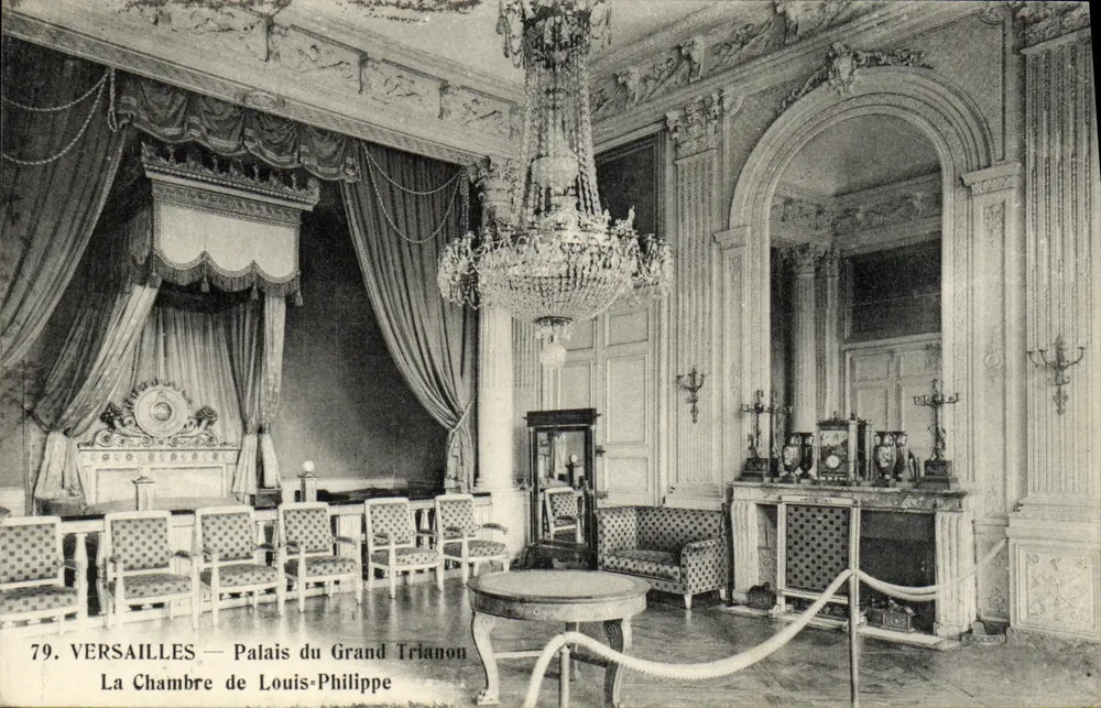 Versailles — Schloss des Grand Trianon — Das Zimmer von Louis-Philippe — Verlag Manien, Nr. 79 - Vorderseite