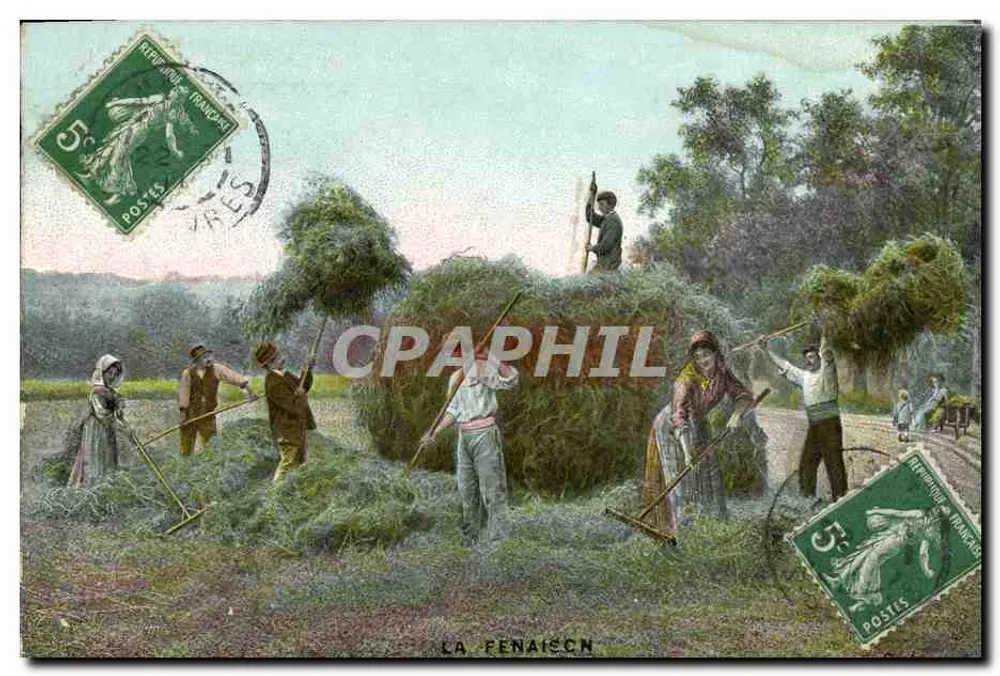 La Fenaisen — Cena de colheita — Editor não identificado, número de série não visível - Frente