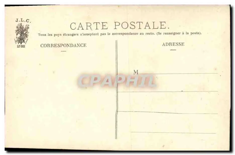 Na Falaise — J. L. C. - Verso