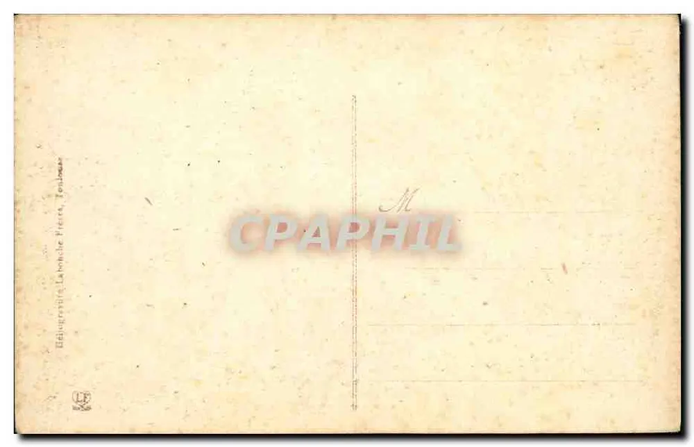 Pau - Jurançon visto do boulevard des Pyrénées — Edição Bibliographie Laonche Freet, Toulouse - Verso