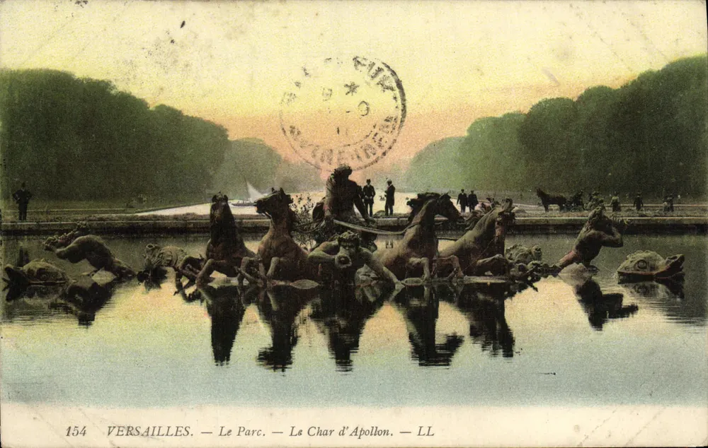 Versailles — O Parque — O Carro de Apolo — LL - Frente