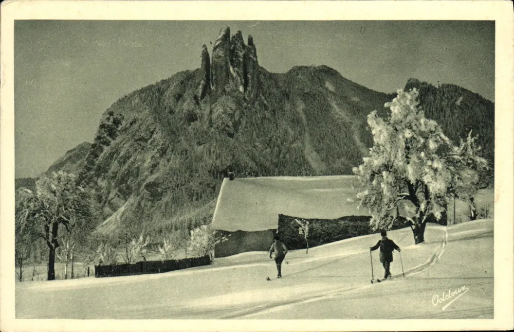 As Três Donzelas - Saint-Nizier — editor G. Oddoux, Grenoble - Frente
