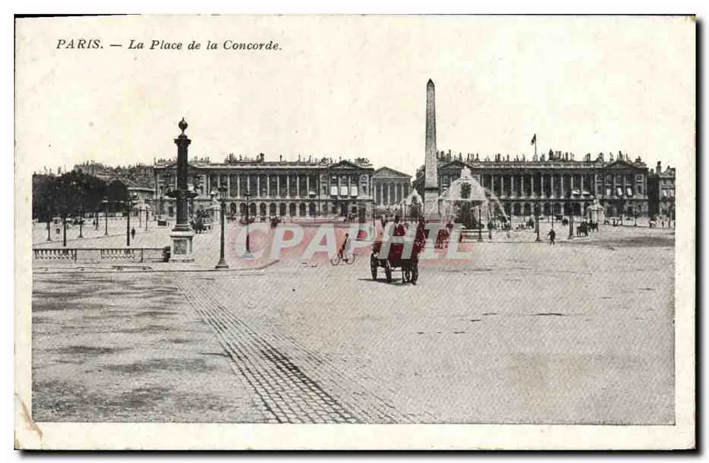 Paris — A Praça da Concórdia - Frente