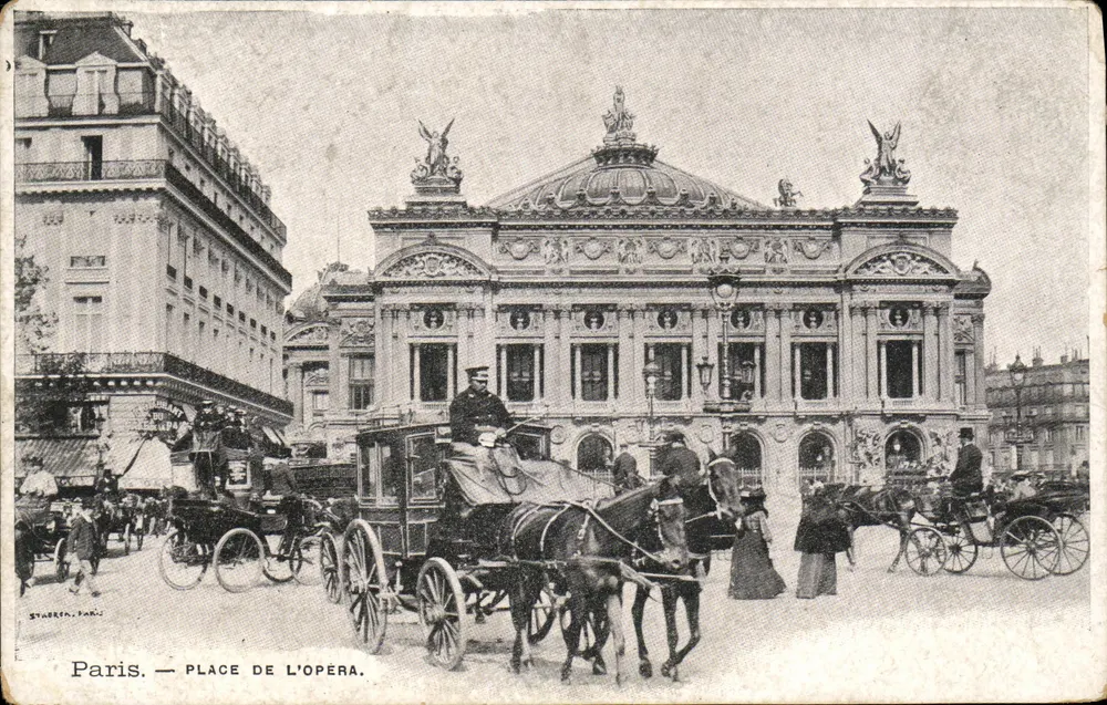 Paris — Praça da Ópera — Stabren, Paris - Frente