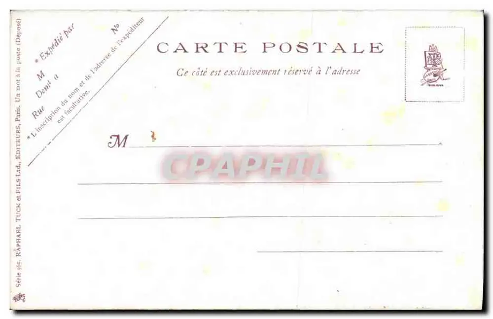 Vue de rue enneigée — scène hivernale — Van der Sloot - Verso