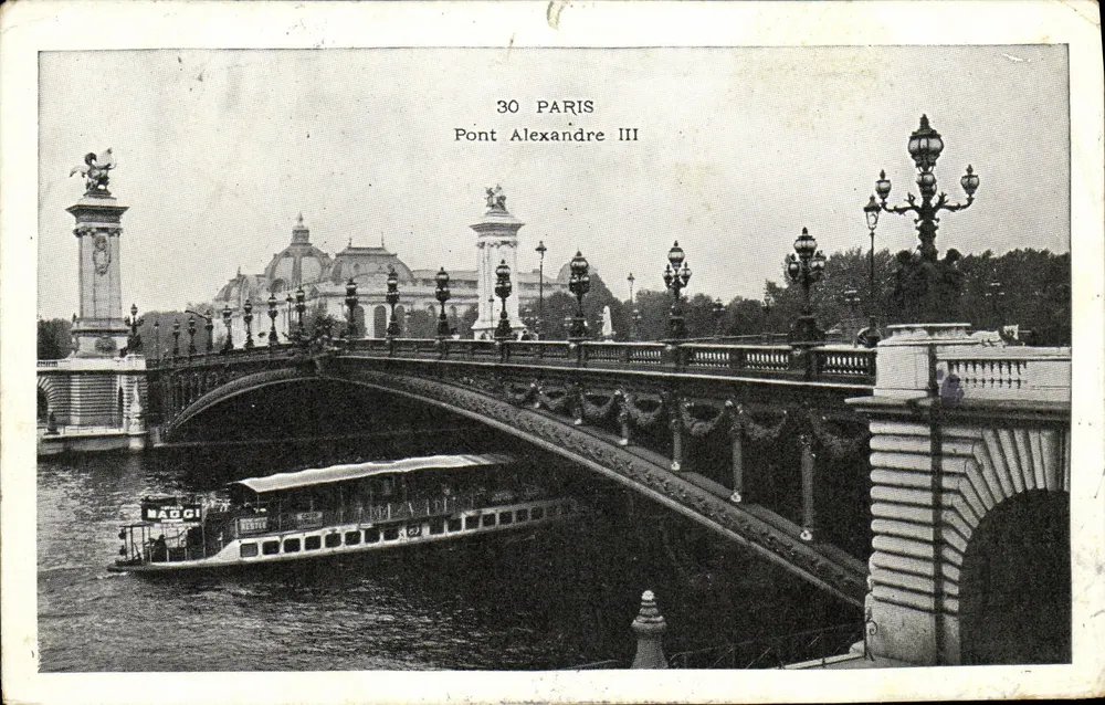 Ponte Alexandre III — Paris — editor MAUGI, n° 30 - Frente