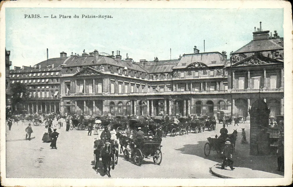 Paris — A Place do Palais-Royal — J.C. Paris - Frente