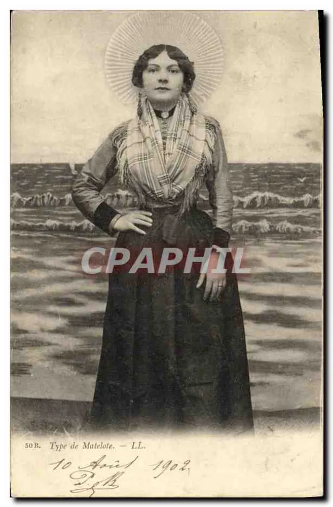 Vrouw met aura — Type Matelote — LL. — 50B — 1902 - Voorkant
