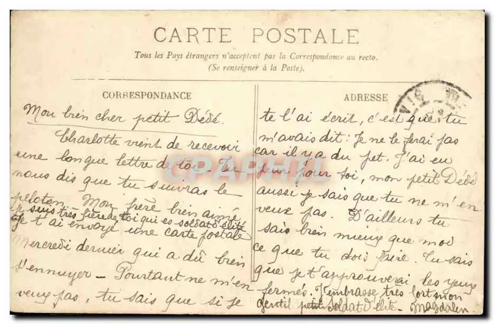 Tipo de pescador — Flormeuve — LL, n° 85 bis - Verso