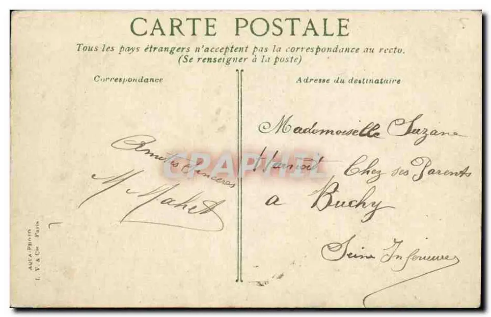 Die Garnelenfischerei — Verlag L.V. & Cie, Nr. 2318 - Rückseite