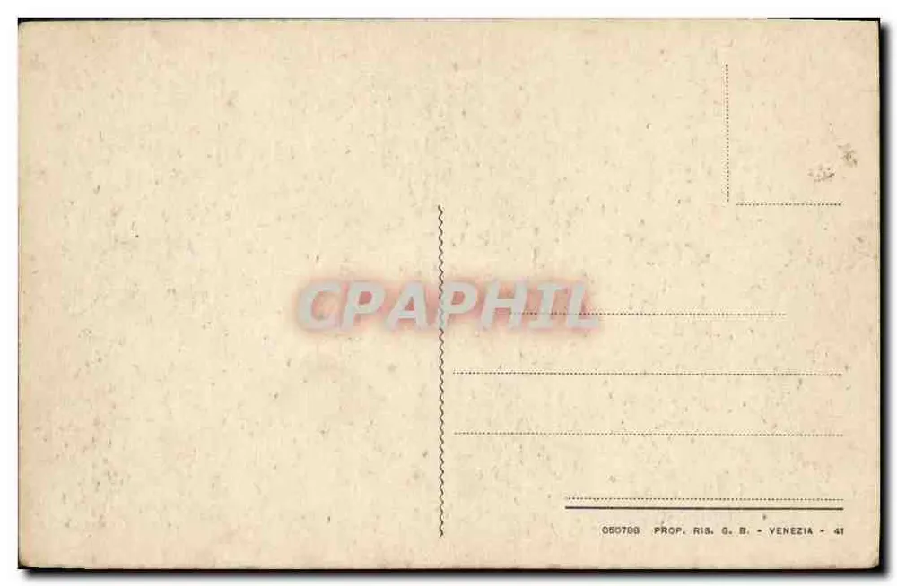 VENEZIA - Tauben in der Piazza S. Marco — Verlag PROP. RIS. G. B. - Nr. 080788 - Rückseite