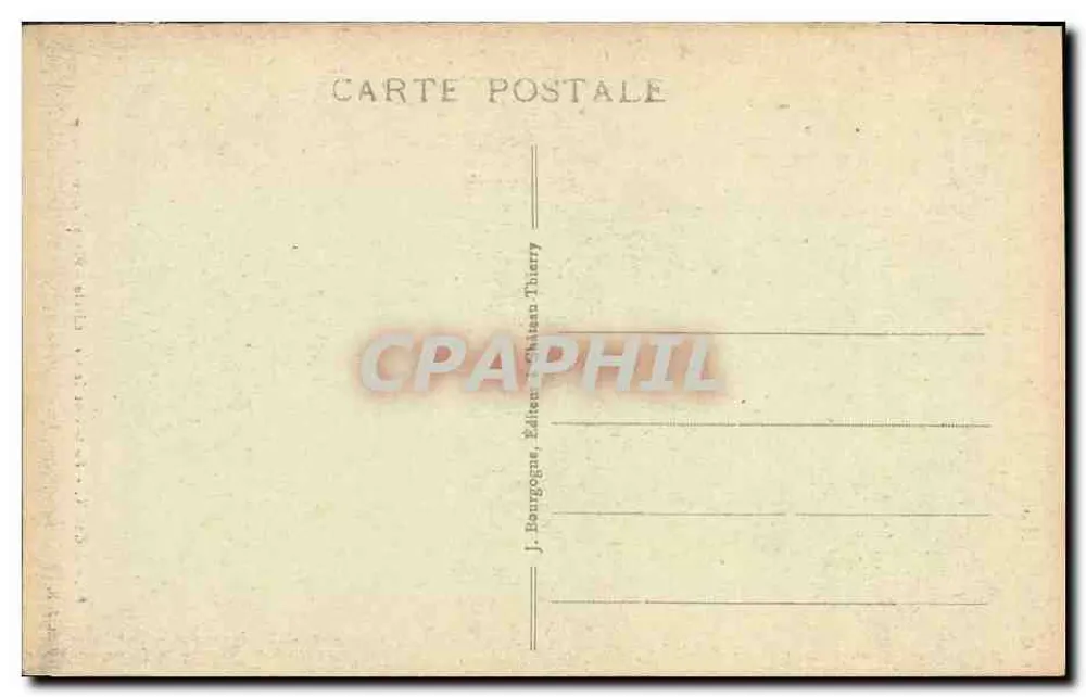 Meaux - Portal der Kathedrale - Place Saint-Étienne - Verlag J.B. - Rückseite