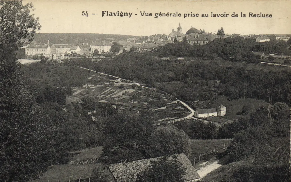 Flavigny — Allgemeiner Blick vom Waschhaus der Recluse — Nr. 54 - Vorderseite