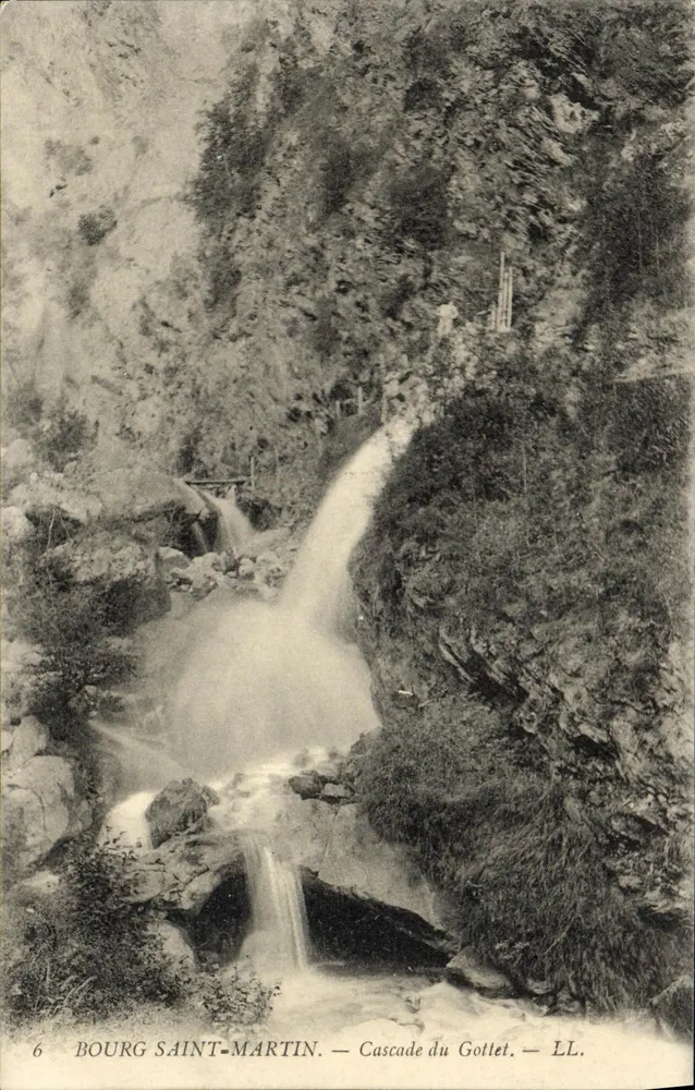 Bourg Saint-Martin — Cachoeira do Goltlet — LL. — N°6 - Frente
