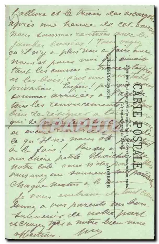 Bourg Saint-Martin — Cachoeira do Goltlet — LL. — N°6 - Verso