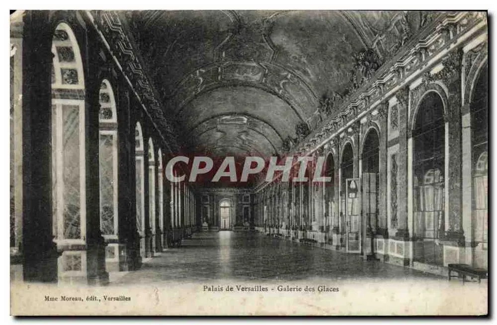 Schloss Versailles - Galerie der Spiegel — Mme Moreau, Verlag, Versailles - Vorderseite