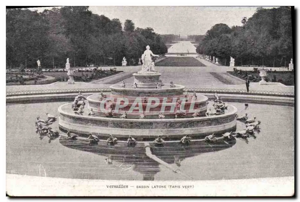 Versailles — Bassin Latone (Groene Park) - Voorkant
