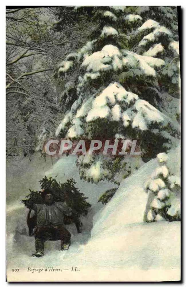 Winterlandschaft — LL, Nr. 997 - Vorderseite