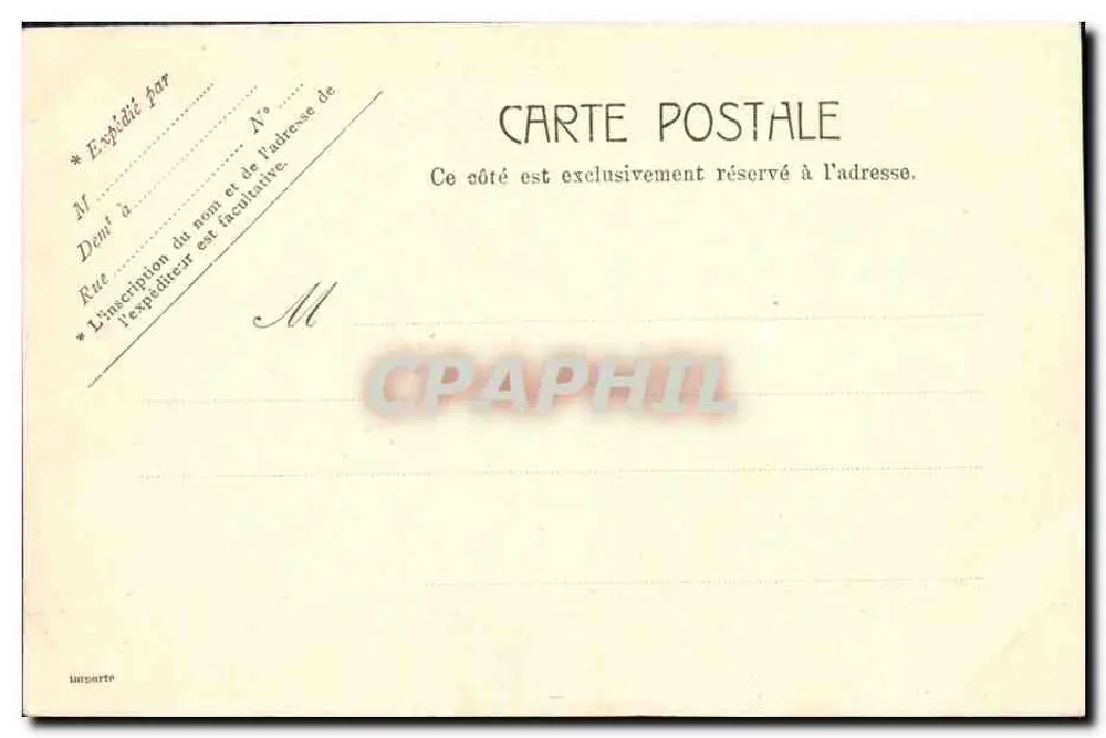 Paris - Place de la Concorde mit der Statue von Straßburg — unbekannter Verleger, Nr. 5154 - Rückseite