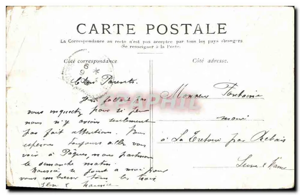 Paris — La Bastille, Colonne de Juillet — éditeur inconnu - Verso