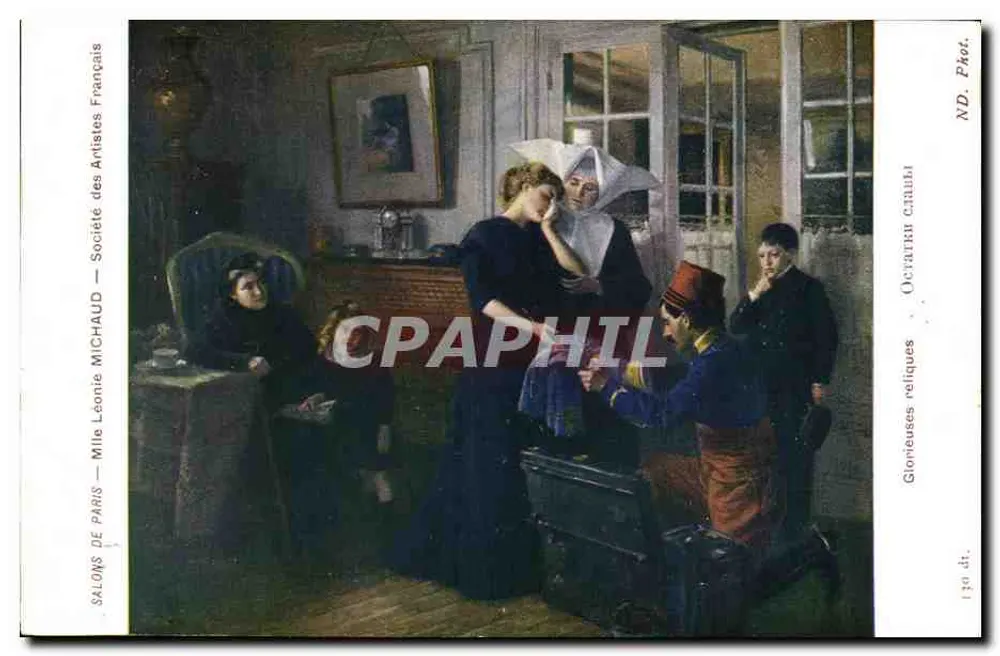 Salons von Paris — Mlle Léonie Michaud — Gesellschaft der französischen Künstler - Vorderseite
