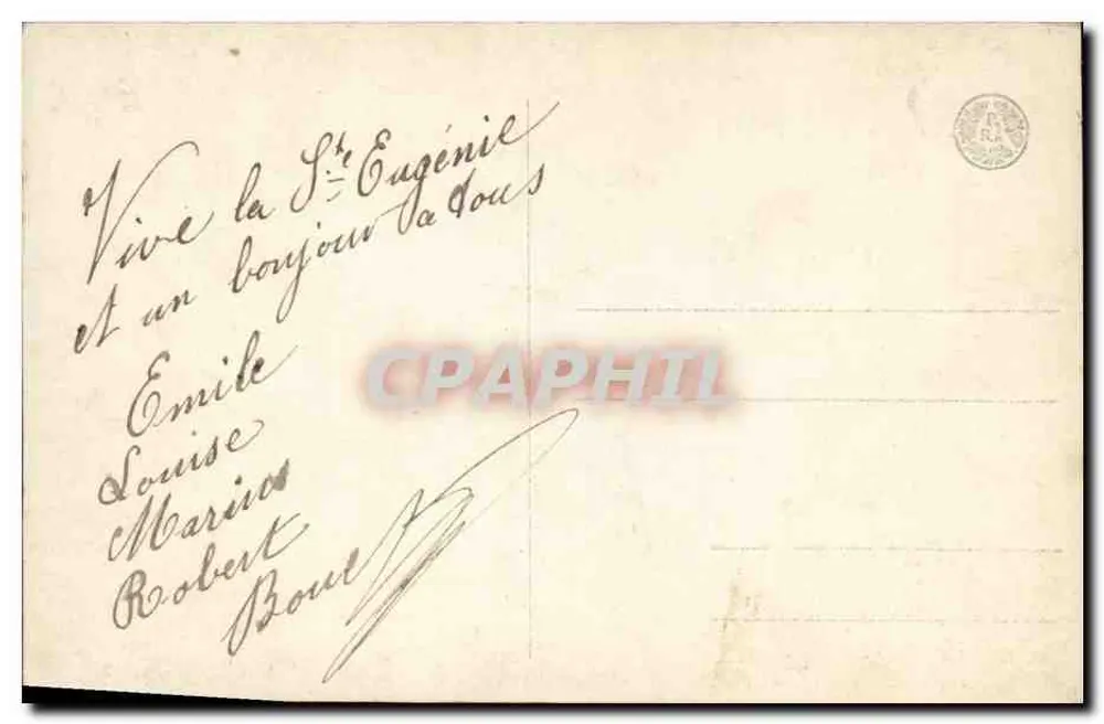 Criança com cesta de flores — Paris — editor Paris-les-Champs, n° 796/3 - Verso